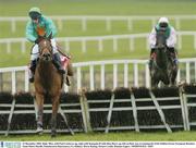 31 December 2003; Baily Mist, with Paul Carberry up, right with Kampala II with Shea Barry up, left on their way to winning the Irish Stallion Farms European Breeders Fund Mares Hurdle, Punchestown Racecourse, Co. Kildare. Horse Racing. Picture Credit; Damien Eagers / SPORTSFILE *EDI*