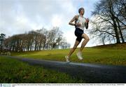 1 January 2004; Early leader and eventual winner Martin Fagan, Mullingar, in action during the New Year Resolution 5K Road Race, Phoenix Park, Dublin. Picture Credit; Pat Murphy / SPORTSFILE *EDI*