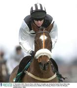 27 December 2003; Moscow Flyer, with Barry Geraghty up, during the Paddy Power Dial-a-Bet Steeplechase, Leopardstown Racecourse, Dublin. Horse Racing. Picture Credit; Pat Murphy / SPORTSFILE *EDI*