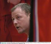 21 December 2003; Pat Price, UCC Demons coach. ESB Men's Superleague, Mardyke UCC Demons v Hibernian UCD Marian, Mardyke Arena, Cork. Picture Credit; Brendan Moran / SPORTSFILE *EDI*