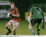 2 January 2004; Paul O'Connell, Munster, in action against Damien Browne, Connacht. Celtic League, Connacht v Munster. Dubarry Park, Athlone.  Picture credit; David Maher / SPORTSFILE *EDI*