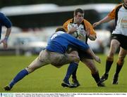3 January 2004; Anthony Nash, Buccaneers, in action against Willie Duggan, St Mary's College. AIB All Ireland League 2003-2004, Divie Dugganision 1, St. Mary's College v Buccaneers, Templeville Road, Dublin. Picture credit; Pat Murphy / SPORTSFILE *EDI*
