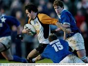 3 January 2004; Niall O'Hara, Buccaneers, in action against Darragh Hughes, St Mary's College. AIB All Ireland League 2003-2004, Division 1, St. Mary's College v Buccaneers, Templeville Road, Dublin. Picture credit; Pat Murphy / SPORTSFILE *EDI*