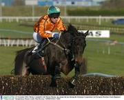 22 November 2003; Mickey Campbell, with Martin Mooney up, jumps the last during the Glenman Corporation Ltd European Breeders Fund Beginners Steeplechase. Picture credit; Matt Browne / SPORTSFILE *EDI*