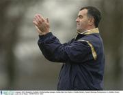 4 January 2004; Humphrey Kelleher, Dublin hurling manager. Dublin Blue Star Hurlers v Dublin Hurlers, Naomh Mearnog, Portmarnock, Co. Dublin. Picture credit; David Maher / SPORTSFILE *EDI*
