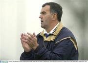 4 January 2004; Humphrey Kelleher, Dublin hurling manager. Dublin Blue Star Hurlers v Dublin Hurlers, Naomh Mearnog, Portmarnock, Co. Dublin. Picture credit; David Maher / SPORTSFILE *EDI*