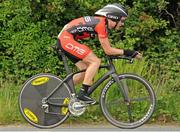 20 June 2013; Denis Dunworth, Visit Nenagh - Team DMG, in action during the Elite Men's National Time-Trial Championships. Carlingford, Co. Louth. Picture credit: Stephen McMahon / SPORTSFILE