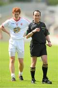 29 June 2013; Referee David Coldrick. GAA Football All-Ireland Senior Championship, Round 1, Offaly v Tyrone, O'Connor Park, Tullamore, Co. Offaly. Picture credit: David Maher / SPORTSFILE