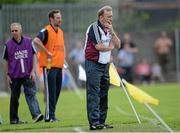 29 June 2013; Westmeath manager Pat Flanagan in the final  minutes of the match. GAA Football All-Ireland Senior Championship, Round 1, Westmeath v Fermanagh, Cusack Park, Mullingar, Co. Westmeath. Picture credit: Brian Lawless / SPORTSFILE