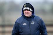 19 February 2020; Kieron Slyan, Midlands Area assistant coach, before the Shane Horgan Cup Round 4 match between North East Area and Midlands Area at Ashbourne RFC in Ashbourne, Co Meath. Photo by Piaras Ó Mídheach/Sportsfile