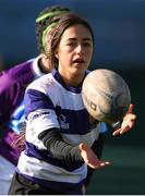 20 February 2020; Ava Gleeson of North Midlands during the Leinster Rugby U18s Girls Area Blitz at Energia Park in Dublin. Photo by Matt Browne/Sportsfile