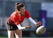 20 February 2020; Jade Gaffney of North East during the Leinster Rugby U18s Girls Area Blitz at Energia Park in Dublin. Photo by Matt Browne/Sportsfile