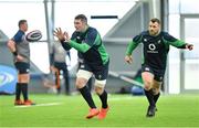 21 February 2020; Peter O'Mahony, left, and Cian Healy during Ireland Rugby squad training at the IRFU High Performance Centre at the Sport Ireland Campus in Dublin. Photo by Seb Daly/Sportsfile
