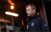 21 February 2020; Leinster head coach Leo Cullen ahead of the Guinness PRO14 Round 12 match between Ospreys and Leinster at The Gnoll in Neath, Wales. Photo by Ramsey Cardy/Sportsfile