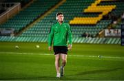 21 February 2020; Bobby Sheehan of Ireland walks the pitch prior to the Six Nations U20 Rugby Championship match between England and Ireland at Franklin’s Gardens in Northampton, England. Photo by Brendan Moran/Sportsfile