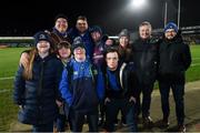 21 February 2020; Leinster supporters from Down Syndrome Centre Ireland in attendance ahead of the Guinness PRO14 Round 12 match between Ospreys and Leinster at The Gnoll in Neath, Wales. Photo by Ramsey Cardy/Sportsfile