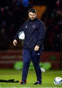 21 February 2020; Shelbourne assistant manager Craig Sexton prior to the SSE Airtricity League Premier Division match between Shelbourne and Dundalk at Tolka Park in Dublin. Photo by Harry Murphy/Sportsfile