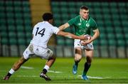 21 February 2020; Oran McNulty of Ireland is tackled by Gabriel Hamer-Webb of England during the Six Nations U20 Rugby Championship match between England and Ireland at Franklin’s Gardens in Northampton, England. Photo by Brendan Moran/Sportsfile