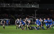 21 February 2020; Scott Penny of Leinster makes a break during the Guinness PRO14 Round 12 match between Ospreys and Leinster at The Gnoll in Neath, Wales. Photo by Ramsey Cardy/Sportsfile