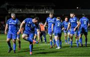 21 February 2020; Peter Dooley of Leinster removes mud from his studs ahead of a scrum during the Guinness PRO14 Round 12 match between Ospreys and Leinster at The Gnoll in Neath, Wales. Photo by Ramsey Cardy/Sportsfile