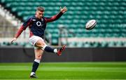 22 February 2020; George Ford during the England Rugby Captain's Run at Twickenham Stadium in London, England. Photo by Brendan Moran/Sportsfile