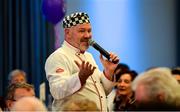 21 February 2020; The Singing Chef performing during the 2019 LGFA Volunteer of the Year awards night at Croke Park in Dublin.  Photo by Piaras Ó Mídheach/Sportsfile