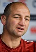 22 February 2020; Skills coach Steve Borthwick during a press conference after the England Rugby Captain's Run at Twickenham Stadium in London, England. Photo by Brendan Moran/Sportsfile