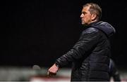 21 February 2020; Dundalk head coach Vinny Perth during the SSE Airtricity League Premier Division match between Shelbourne and Dundalk at Tolka Park in Dublin. Photo by Eóin Noonan/Sportsfile