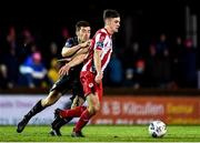 21 February 2020; Niall Morahan of Sligo Rovers and Lee Desmond of St Patrick's Athletic during the SSE Airtricity League Premier Division match between Sligo Rovers and St. Patrick's Athletic at The Showgrounds in Sligo. Photo by Ben McShane/Sportsfile
