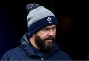 22 February 2020; Head coach Andy Farrell during the Ireland Rugby Captain's Run at Twickenham Stadium in London, England. Photo by Ramsey Cardy/Sportsfile