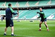 22 February 2020; Rónan Kelleher during the Ireland Rugby Captain's Run at Twickenham Stadium in London, England. Photo by Ramsey Cardy/Sportsfile