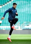 22 February 2020; Conor Murray during the Ireland Rugby Captain's Run at Twickenham Stadium in London, England. Photo by Ramsey Cardy/Sportsfile