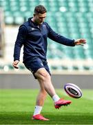 22 February 2020; Jordan Larmour during the Ireland Rugby Captain's Run at Twickenham Stadium in London, England. Photo by Brendan Moran/Sportsfile