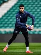 22 February 2020; Conor Murray during the Ireland Rugby Captain's Run at Twickenham Stadium in London, England. Photo by Brendan Moran/Sportsfile