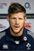 22 February 2020; Forwards coach Simon Easterby during an Ireland Rugby press conference at Twickenham Stadium in London, England. Photo by Ramsey Cardy/Sportsfile