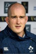 22 February 2020; Devin Toner during an Ireland Rugby press conference at Twickenham Stadium in London, England. Photo by Ramsey Cardy/Sportsfile