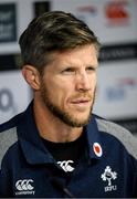 22 February 2020; Forwards coach Simon Easterby during an Ireland Rugby press conference at Twickenham Stadium in London, England. Photo by Ramsey Cardy/Sportsfile