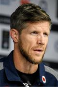 22 February 2020; Forwards coach Simon Easterby during an Ireland Rugby press conference at Twickenham Stadium in London, England. Photo by Ramsey Cardy/Sportsfile