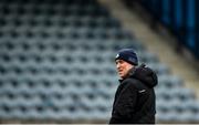 22 February 2020; Dublin manager Tom Gray prior to the Eirgrid Leinster GAA Football U20 Championship Semi-Final match between Dublin and Meath at Parnell Park in Dublin. Photo by David Fitzgerald/Sportsfile