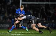 21 February 2020; Tommy O'Brien of Leinster in action against Kieran Williams of Ospreys during the Guinness PRO14 Round 12 match between Ospreys and Leinster at The Gnoll in Neath, Wales. Photo by Ramsey Cardy/Sportsfile