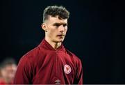 21 February 2020; Luke McNally of St Patrick's Athletic ahead of the SSE Airtricity League Premier Division match between Sligo Rovers and St. Patrick's Athletic at The Showgrounds in Sligo. Photo by Ben McShane/Sportsfile