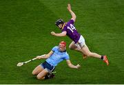 22 February 2020; Eoghan O’Donnell of Dublin in action against Michael Dwyer of Wexford during the Allianz Hurling League Division 1 Group B Round 4 match between Dublin and Wexford at Croke Park in Dublin. Photo by Harry Murphy/Sportsfile