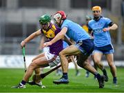 22 February 2020; Aidan Nolan of Wexford in action against Paddy Smyth of Dublin during the Allianz Hurling League Division 1 Group B Round 4 match between Dublin and Wexford at Croke Park in Dublin. Photo by Eóin Noonan/Sportsfile