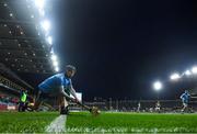 22 February 2020; Rian McBride of Dublin takes a sideline cut during the Allianz Hurling League Division 1 Group B Round 4 match between Dublin and Wexford at Croke Park in Dublin. Photo by Eóin Noonan/Sportsfile