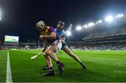 22 February 2020; Liam Ryan of Wexford is tackled by Donal Burke of Dublin during the Allianz Hurling League Division 1 Group B Round 4 match between Dublin and Wexford at Croke Park in Dublin. Photo by Eóin Noonan/Sportsfile