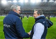 22 February 2020; Wexford manager Davy Fitzgerald and Dublin manager Mattie Kenny following the Allianz Hurling League Division 1 Group B Round 4 match between Dublin and Wexford at Croke Park in Dublin. Photo by Eóin Noonan/Sportsfile