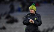 22 February 2020; Donegal manager Declan Bonner prior to the Allianz Football League Division 1 Round 4 match between Dublin and Donegal at Croke Park in Dublin. Photo by Eóin Noonan/Sportsfile