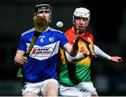 22 February 2020; John Lennon of Laois in action against Kevin McDonald of Carlow during the Allianz Hurling League Division 1 Group B Round 4 match between Laois and Carlow at MW Hire O'Moore Park in Portlaoise, Laois. Photo by Matt Browne/Sportsfile