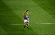 22 February 2020; Jack O’Connor of Wexford in action against Daire Gray of Dublin during the Allianz Hurling League Division 1 Group B Round 4 match between Dublin and Wexford at Croke Park in Dublin. Photo by Harry Murphy/Sportsfile