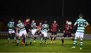 22 February 2020; A general view of the action during the SSE Airtricity League First Division match between Longford Town and Shamrock Rovers II at Bishopsgate in Longford. Photo by Stephen McCarthy/Sportsfile